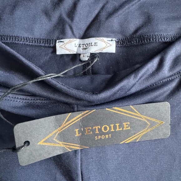 L'Etoile Sport SPLIT HEM PANEL PANTS Navy - Picture 2 of 8